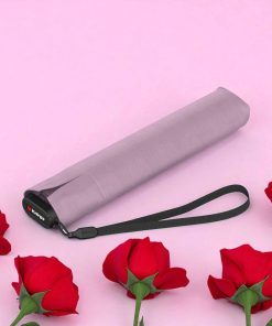 Knirps US.050 Ομπρέλα Rose Μαύρη Επένδυση 115gr