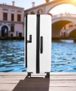 Caterpillar Σετ Βαλίτσες Σκληρές Λευκό Μεσαία & Μεγάλη 84873-1009