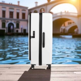 Caterpillar Σετ Βαλίτσες Σκληρές Λευκό Καμπίνας & Μεσαία 84873-1009