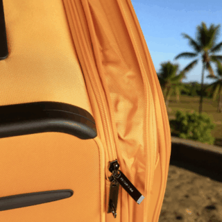 Newcom N1510 Σετ 2 Υφασμάτινες Βαλίτσες Καμπίνας & Μεσαία Πορτοκαλί