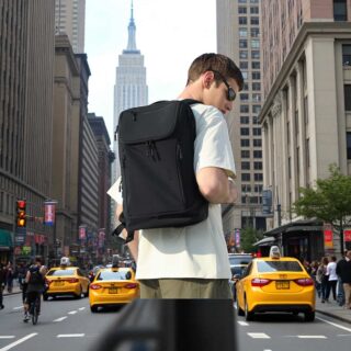 Bange 2517-1 Επαγγελματικό Σακίδιο 21L 15,6” Μαύρο