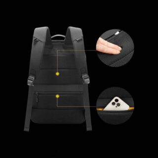 Bange 7839 Σακίδιο Πλάτης Laptop 15.6″ Μαύρο 24L