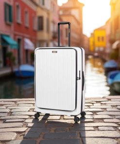 Caterpillar Σετ Βαλίτσες Σκληρές Λευκό Μεσαία & Μεγάλη 84873-1009