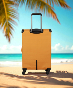 Newcom N1510 Σετ 2 Υφασμάτινες Βαλίτσες Μεσαία & Μεγάλη Πορτοκαλί