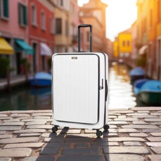 Caterpillar Σετ Βαλίτσες Σκληρές Λευκό Καμπίνας & Μεσαία 84873-1009