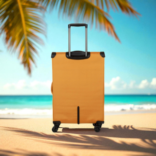 Newcom N1510 Σετ 2 Υφασμάτινες Βαλίτσες Καμπίνας & Μεσαία Πορτοκαλί