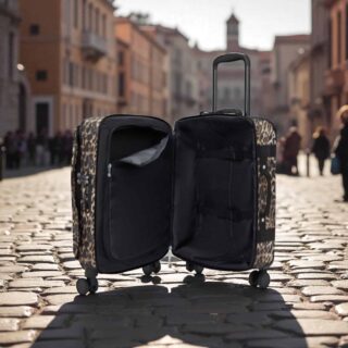 Kipling Βαλίτσα καμπίνας 53m Spontaneous S Wild Leopard