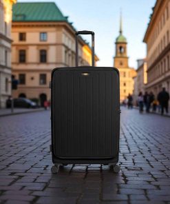 Caterpillar Σετ Βαλίτσες Σκληρές Μαύρο Μεσαία & Μεγάλη 84873-01