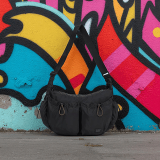 Caterpillar Crossbody Bag Unisex Μαύρο 84847-01