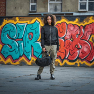 Caterpillar Crossbody Bag Unisex Μαύρο 84847-01