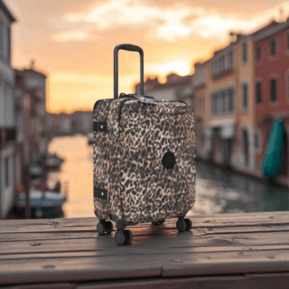 Kipling Βαλίτσα καμπίνας 53m Spontaneous S Wild Leopard