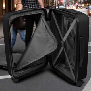 Caterpillar Σετ Βαλίτσες Ταξιδιού Σκληρές Μαύρο 3 Τεμαχίων 84873-01