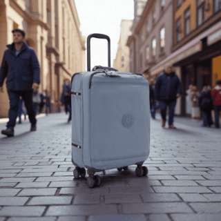 Kipling Βαλίτσα καμπίνας 53m Spontaneous S Blue Stone