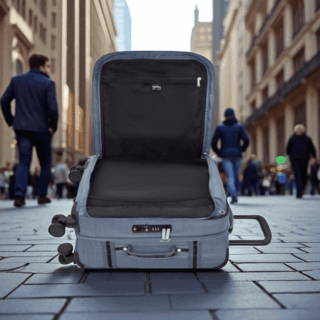 Kipling Βαλίτσα καμπίνας 53m Spontaneous S Blue Stone