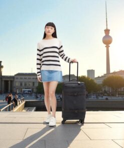 Kipling Βαλίτσα μεσαία 66m Spontaneous M Black Noir