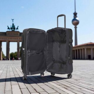 Kipling Βαλίτσα μεσαία 66m Spontaneous M Black Noir