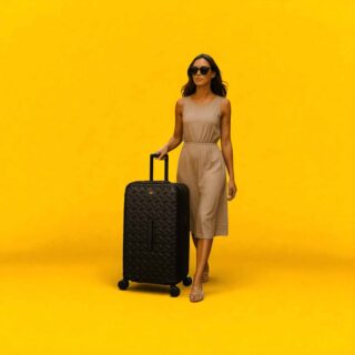 Caterpillar Βαλίτσα Large Μαύρο 65L