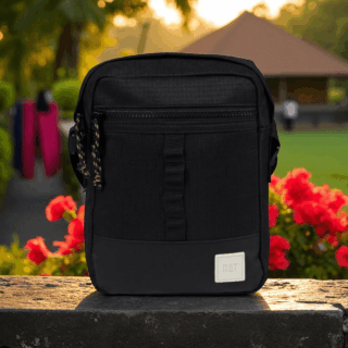 Caterpillar Fincha Τσαντάκι Ώμου 84893-01 Μαύρο