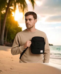 Caterpillar Fincha Τσαντάκι Ώμου 84893-01 Μαύρο