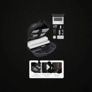 Bange 7238 Σακίδιο Πλάτης Μαύρο 24L για Laptop 15.6”