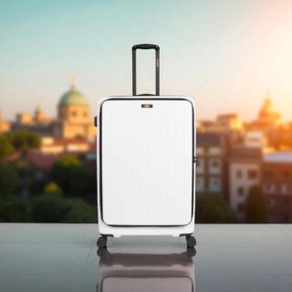 Caterpillar Σετ Βαλίτσες Ταξιδιού Σκληρές Λευκό 3 Τεμαχίων 84873-1009