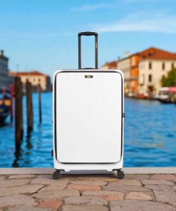 Caterpillar Σετ Βαλίτσες Σκληρές Λευκό Μεσαία & Μεγάλη 84873-1009