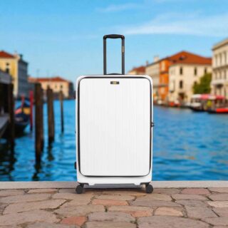 Caterpillar Σετ Βαλίτσες Σκληρές Λευκό Καμπίνας & Μεσαία 84873-1009