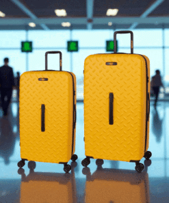 Caterpillar Βαλίτσες Σετ Σκληρές Κίτρινο Large & XL 84900-42