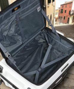 Caterpillar Σετ Βαλίτσες Σκληρές Λευκό Μεσαία & Μεγάλη 84873-1009