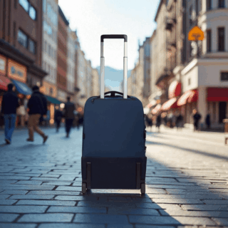 Piquadro Βαλίτσα καμπίνας 55cm Corner 2.0 Blue