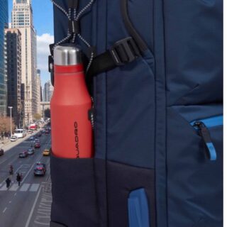 Piquadro Βαλίτσα καμπίνας 55cm Corner 2.0 Blue