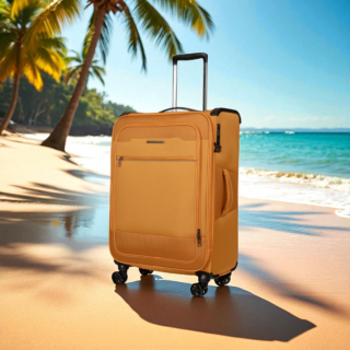 Βαλίτσες Υφασμάτινες σετ τριάδα Newcom N1510 orange