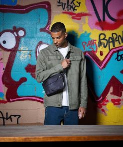 Caterpillar Crossbody Τσαντάκι Χιαστί Γκρι 84703-106