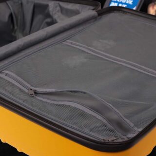 Caterpillar Βαλίτσες Σετ Σκληρές Κίτρινο Large & XL 84900-42