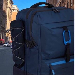 Piquadro Βαλίτσα καμπίνας 55cm Corner 2.0 Blue