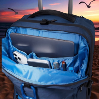 Piquadro Βαλίτσα καμπίνας 55cm Corner 2.0 Blue