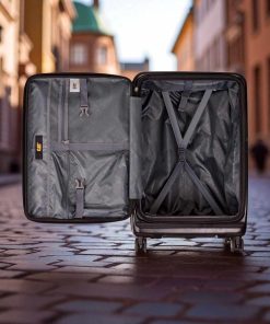 Caterpillar Σετ Βαλίτσες Σκληρές Μαύρο Καμπίνας & Μεσαία 84873-01