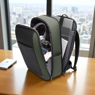 Bange 2952 Σακίδιο Πλάτης Χακί 22L με USB για Laptop 15.6”