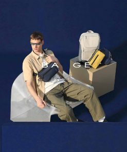 Bange 8089-1 Τσαντάκι Ώμου Crossbody Μπλε