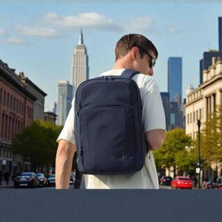 Bange 7839 Σακίδιο Πλάτης Laptop 15.6” 24L Μπλε