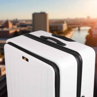 Caterpillar Σετ Βαλίτσες Ταξιδιού Σκληρές Λευκό 3 Τεμαχίων 84873-1009