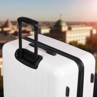 Caterpillar Σετ Βαλίτσες Ταξιδιού Σκληρές Λευκό 3 Τεμαχίων 84873-1009