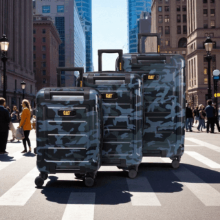 Caterpillar Σετ Βαλίτσες Σκληρές Τριάδα Παραλλαγή 83795-657