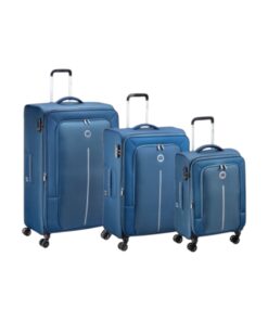 Delsey Σετ βαλίτσες expandable 55-71-82cm Caracas Night Blue