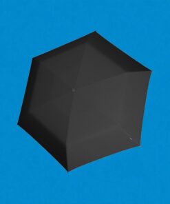 Knirps US.050 Ομπρέλα Χειροκίνητη Ultra Slim Μαύρη Mat Cross