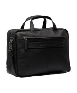 Chesterfield Ryan Δερμάτινη Τσάντα Laptop Μαύρη