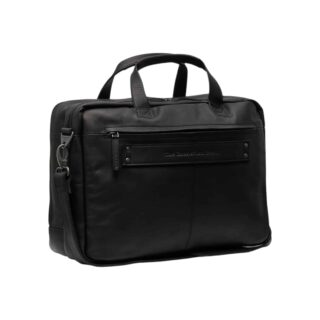Chesterfield Ryan Δερμάτινη Τσάντα Laptop Μαύρη