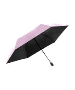 Knirps U.200 Αυτόματη Ομπρέλα Rose Black Coating Ροζ