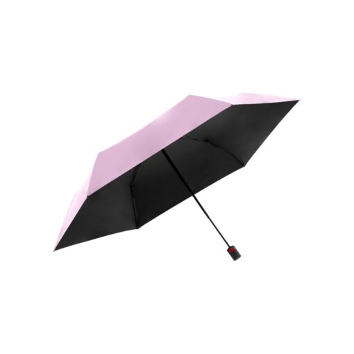 Knirps U.200 Αυτόματη Ομπρέλα Rose Black Coating Ροζ