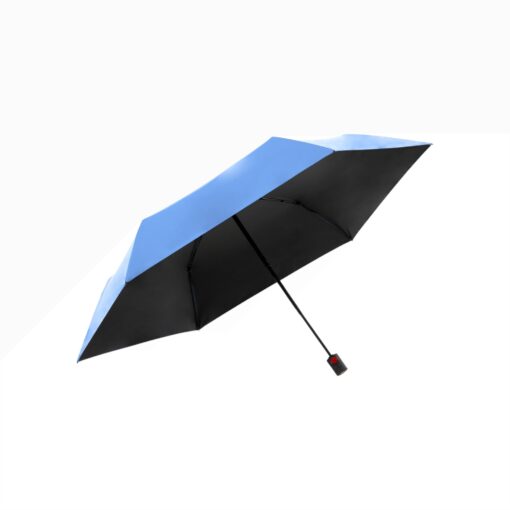 Knirps U.200 Ομπρέλα Duomatic Αυτόματη Blue Black Σιέλ